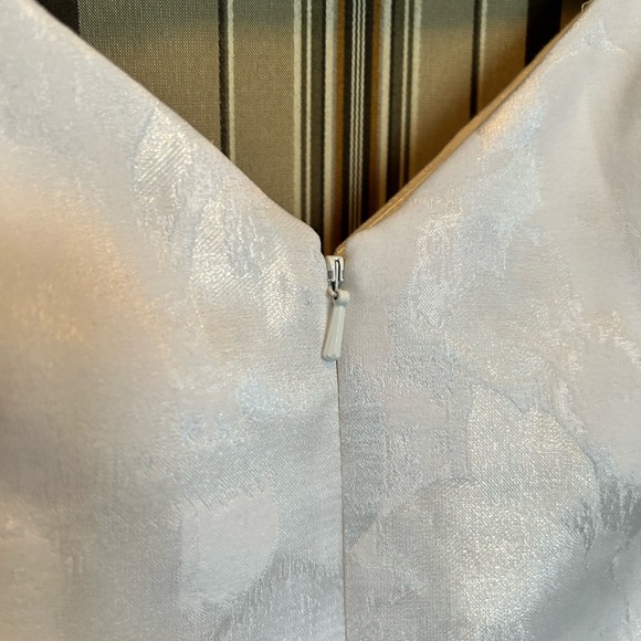 WHBM White jacquard belted dress - Picture 8 of 15